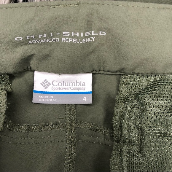 Columbia Green Saturday Trail II Knee Pants Size 4 - Picture 7 of 8